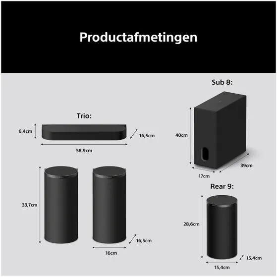 Sony BRAVIA Theatre Trio Pro