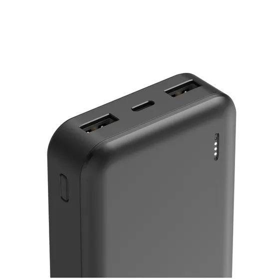 Hama Pocket 10 Power Pack 10000 mAh Outputs 2x USB-A Antraciet