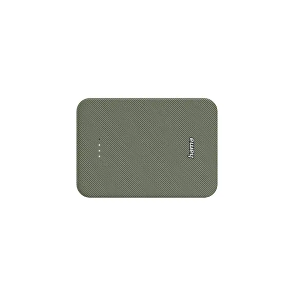 Hama Colour 10 Power Pack 10000 mAh 2 Outputs:USB-C USB-A Groen