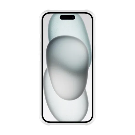 Just in Case Impact Case voor Apple iPhone 15 Transparant