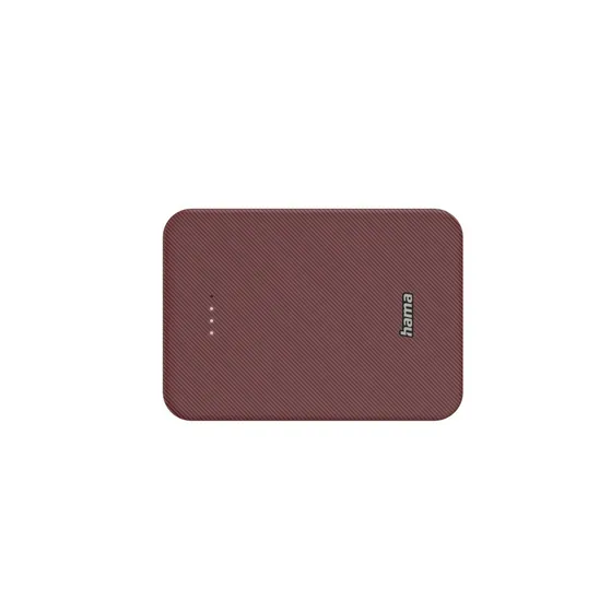 Hama Colour 10 Power Pack 10000 mAh 2 Outputs:USB-C USB-A Rood