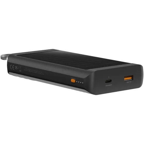 Xtorm Go2 Solar & Light PowerPack  10000 mAh  15 W Zwart