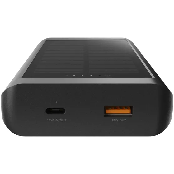 Xtorm Go2 Solar & Light PowerPack  10000 mAh  15 W Zwart