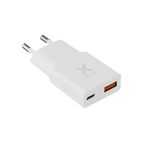 Xtorm Go2 Charger  1xUSB-C/1xUSB-A  25 W Wit