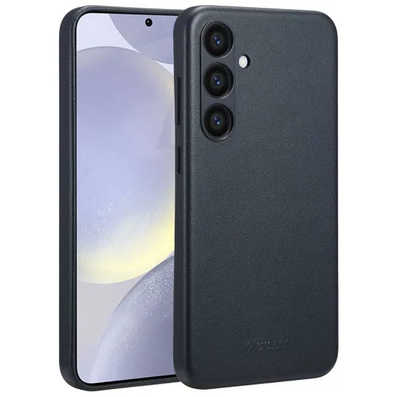 Accezz MagSafe Leather Backcover Samsung Galaxy S24 Plus Zwart