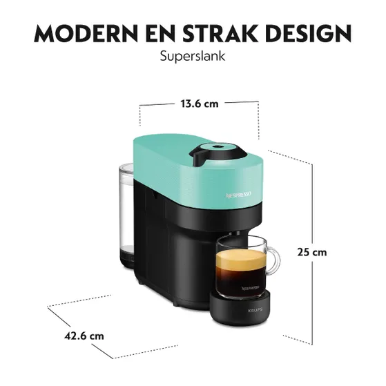 Krups Nespresso Vertuo Pop XN9204 Aqua mint