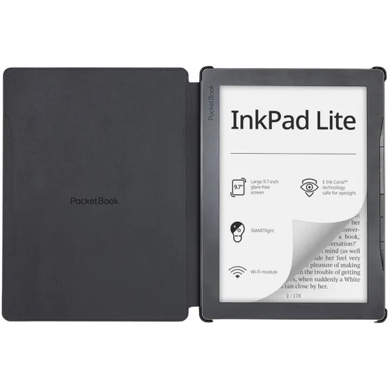 PocketBook Shell Geschikt voor Pocketbook eReader Inkpad Lite Zwart