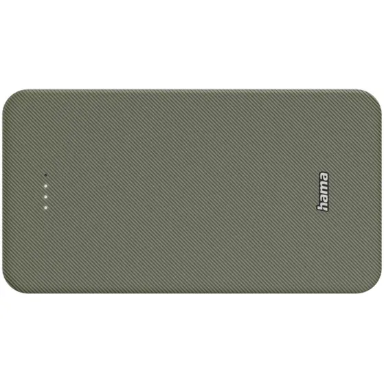 Hama Colour 20 Power Pack 20000 mAh 2 Outputs:USB-C USB-A Groen