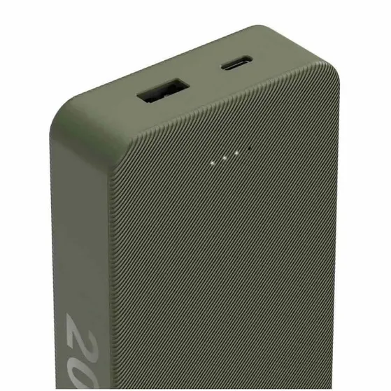 Hama Colour 20 Power Pack 20000 mAh 2 Outputs:USB-C USB-A Groen