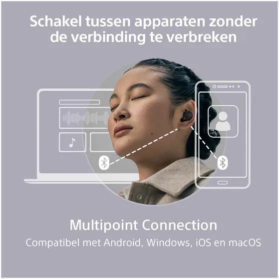 Sony WF-1000XM5 Zwart