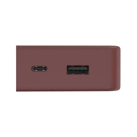 Hama Colour 20 Power Pack 20000 mAh 2 Outputs:USB-C USB-A Rood