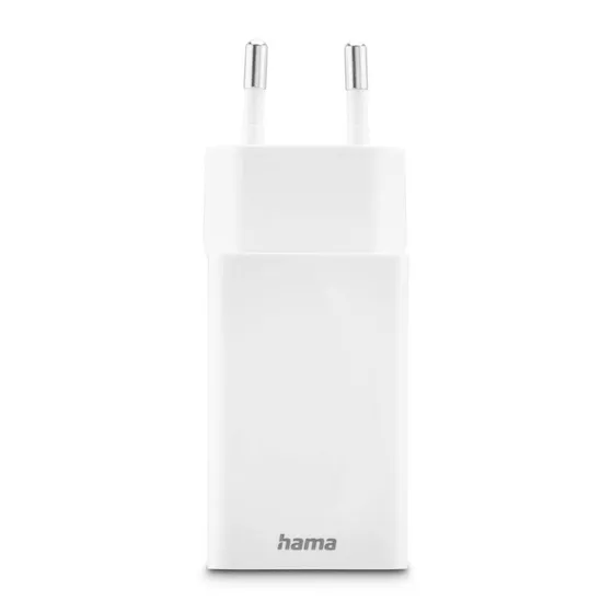 Hama Fast Charger 1x USB-C PD 1x USB-A QC Mini-Charger 45 W Wit