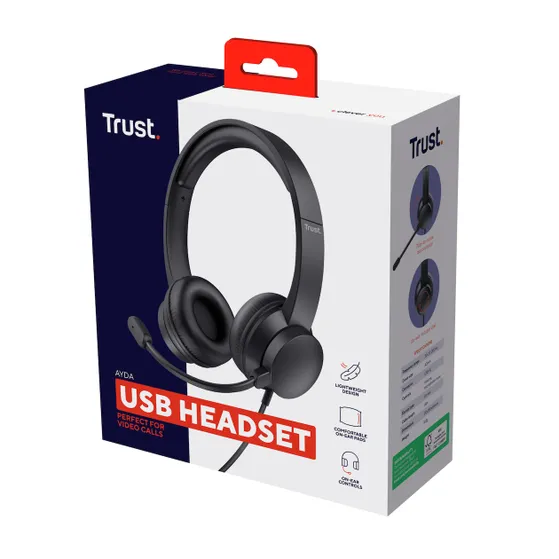 Trust Ayda Headset voor pc (USB)