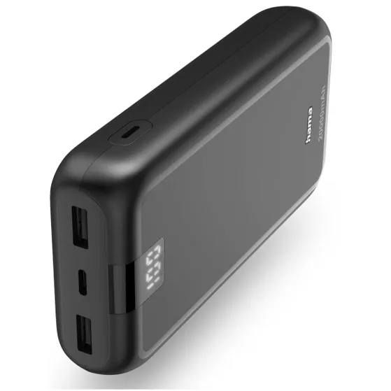 Hama Performance 20 Power Pack 20.000 mAh Antraciet