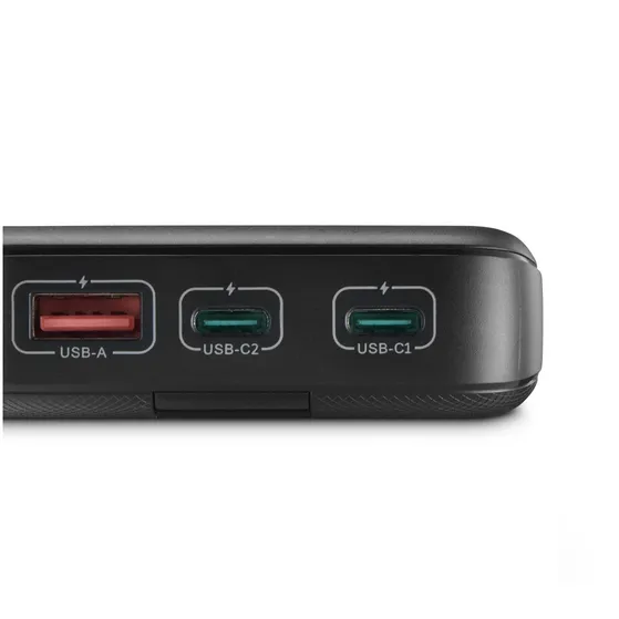 Hama PD 20 Power Pack 20000 mAh Outputs:2x USB-C USB-A Fast Charging Antraciet