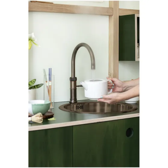 Quooker Classic Fusion Round Messing Patina