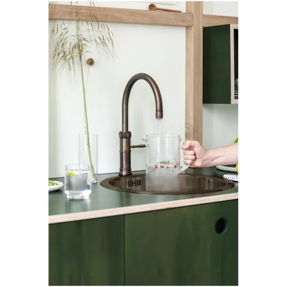 Quooker Classic Fusion Round Messing Patina