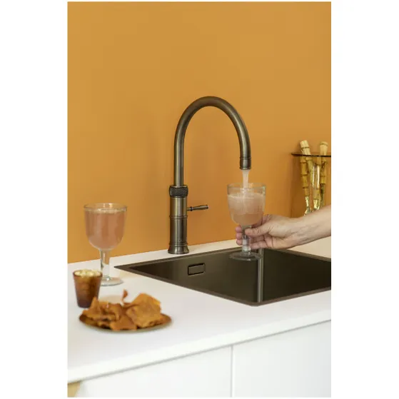 Quooker Classic Fusion Round Messing Patina
