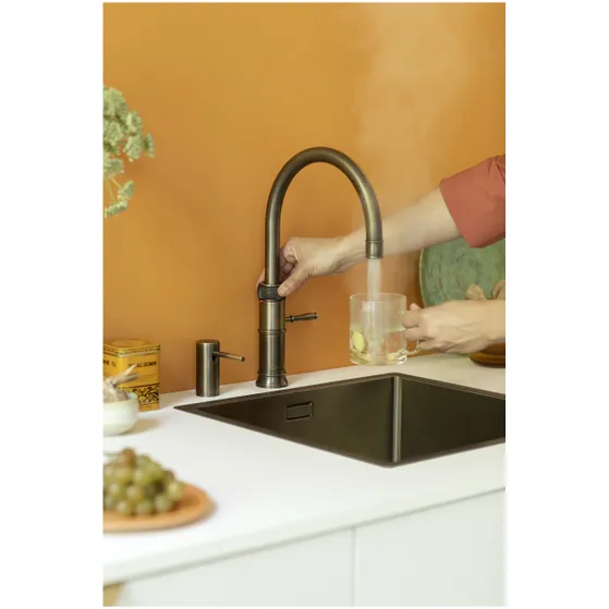 Quooker Classic Fusion Round Messing Patina