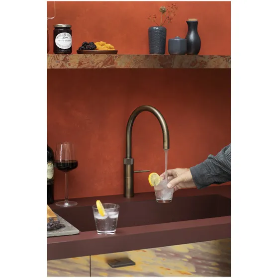 Quooker Classic Fusion Round Messing Patina