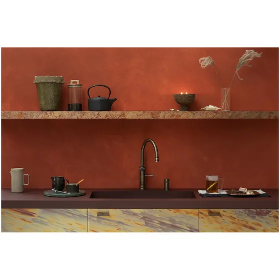 Quooker Classic Fusion Round Messing Patina
