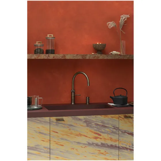 Quooker Classic Fusion Round Messing Patina
