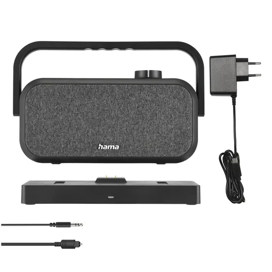 Hama Luidspreker voor tv  2 4-GHz-station + Bluetooth draagbaar stereo