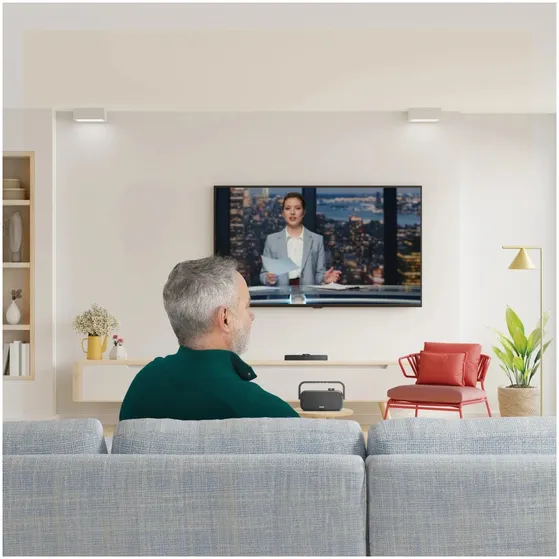 Hama Luidspreker voor tv  2 4-GHz-station + Bluetooth draagbaar stereo