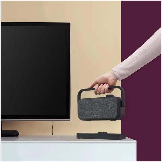 Hama Luidspreker voor tv  2 4-GHz-station + Bluetooth draagbaar stereo