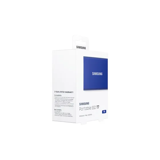 Samsung Portable SSD T7 1TB Blauw