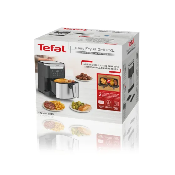 Tefal EY801D Easy Fry & Grill XXL Rvs