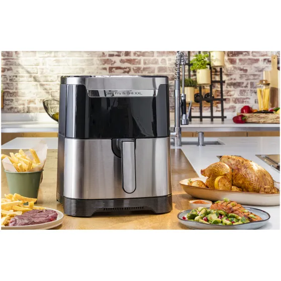 Tefal EY801D Easy Fry & Grill XXL Rvs