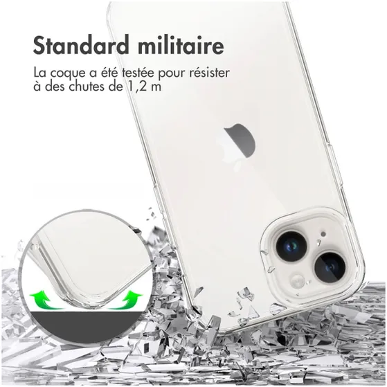 Accezz Xtreme Impact Backcover iPhone 15 Transparant