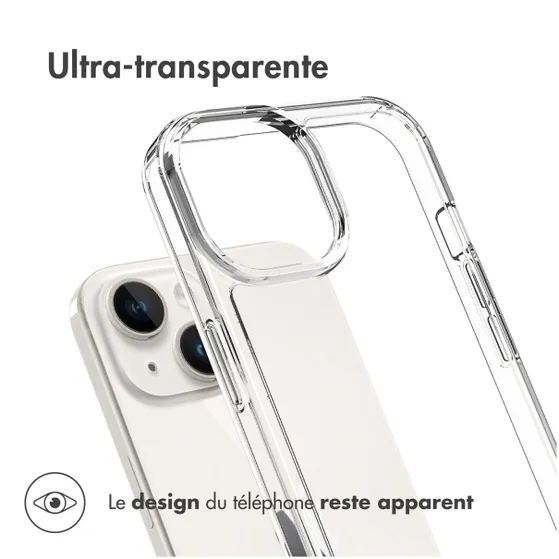 Accezz Xtreme Impact Backcover iPhone 15 Transparant