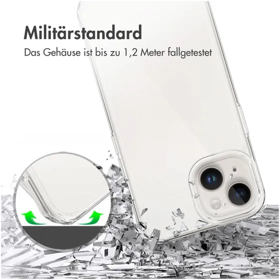 Accezz Xtreme Impact Backcover iPhone 15 Transparant