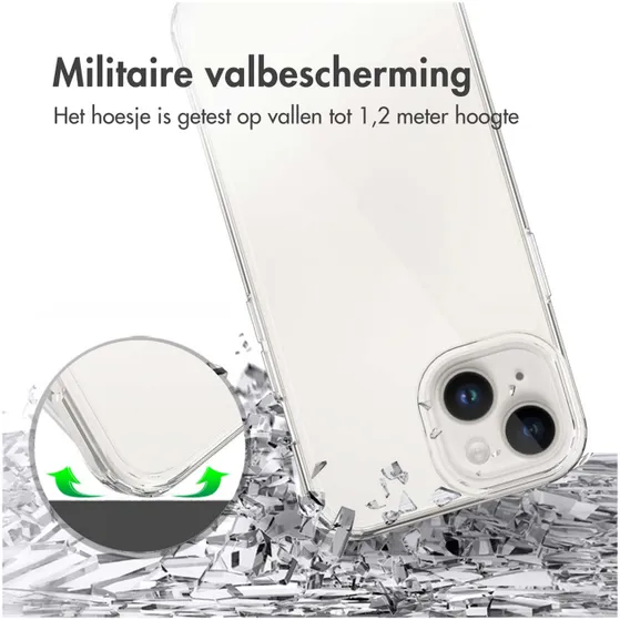Accezz Xtreme Impact Backcover iPhone 15 Transparant
