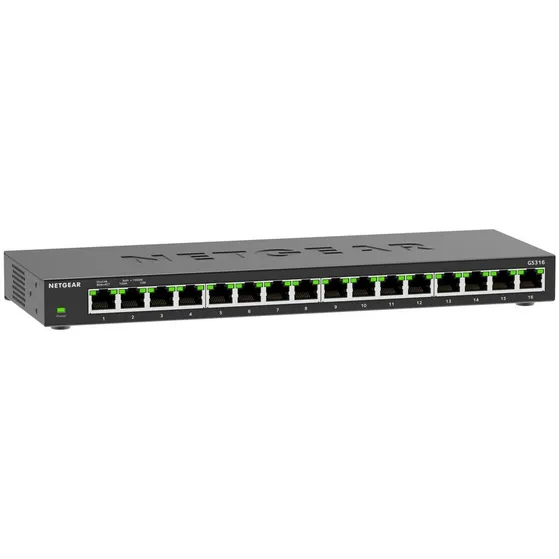 Netgear 16-Port Gigabit Ethernet Desktop Switch (GS316v3)