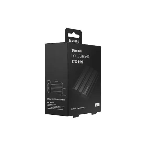 Samsung T7 Shield 2TB Zwart