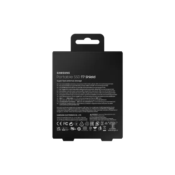 Samsung T7 Shield 2TB Zwart
