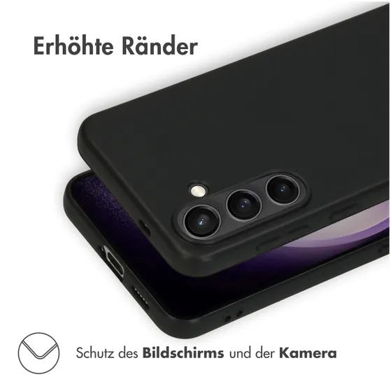 Accezz Color Backcover Samsung Galaxy S24 Zwart