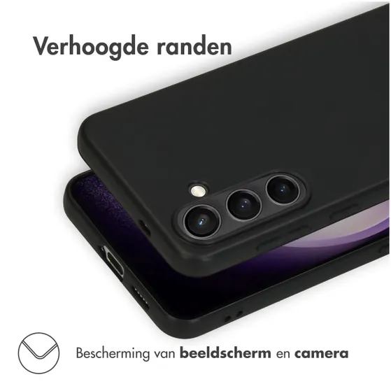 Accezz Color Backcover Samsung Galaxy S24 Zwart