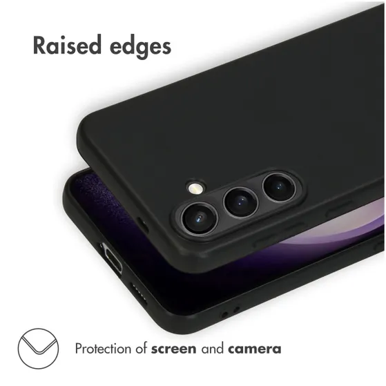 Accezz Color Backcover Samsung Galaxy S24 Zwart