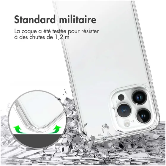 Accezz Xtreme Impact Backcover iPhone 15 Pro Max Transparant