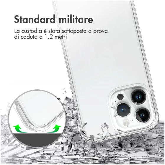 Accezz Xtreme Impact Backcover iPhone 15 Pro Max Transparant