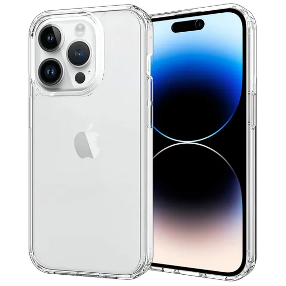 Accezz Xtreme Impact Backcover iPhone 15 Pro Transparant