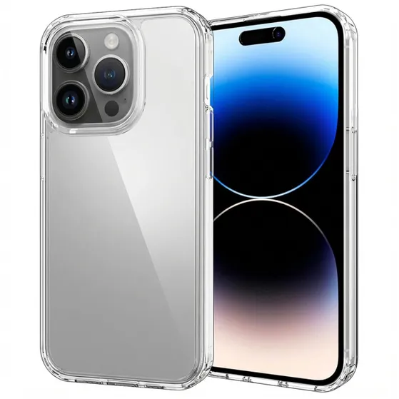 Accezz Xtreme Impact Backcover iPhone 15 Pro Transparant