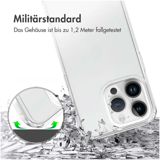 Accezz Xtreme Impact Backcover iPhone 15 Pro Transparant