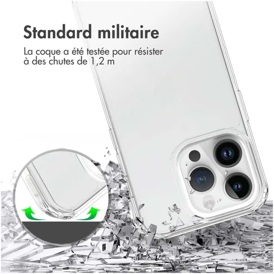 Accezz Xtreme Impact Backcover iPhone 15 Pro Transparant