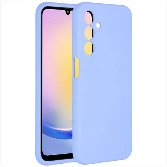 Accezz Liquid Silicone Backcover Samsung Galaxy A25 Paars