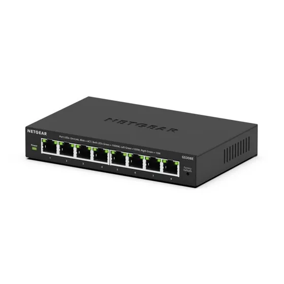 Netgear 8-port Gigabit Plus Switch (GS308Ev4)